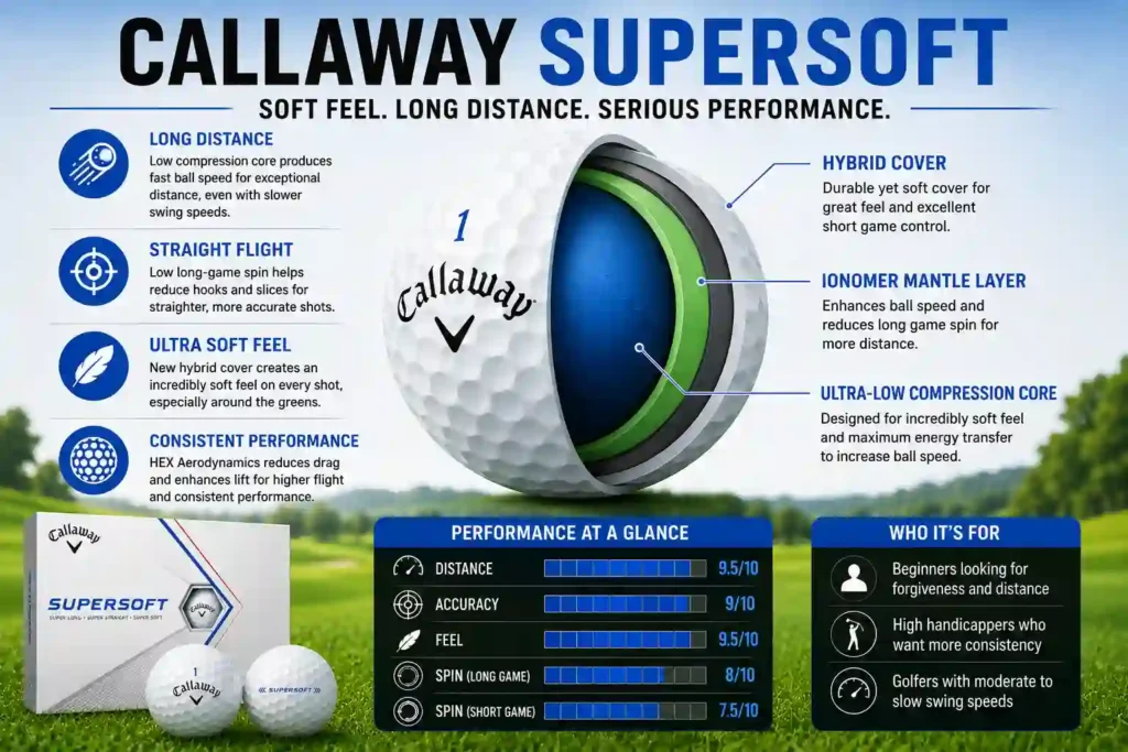 Callaway Supersoft Golf Balls Construction and Technology