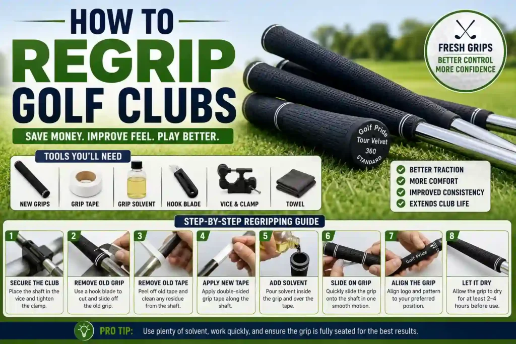 How to Regrip Golf Clubs